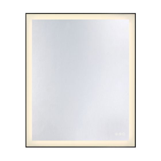 Savoy House 2-1230-30X36 Paulding LED Rectangle Frontlit Mirror with Black Frame