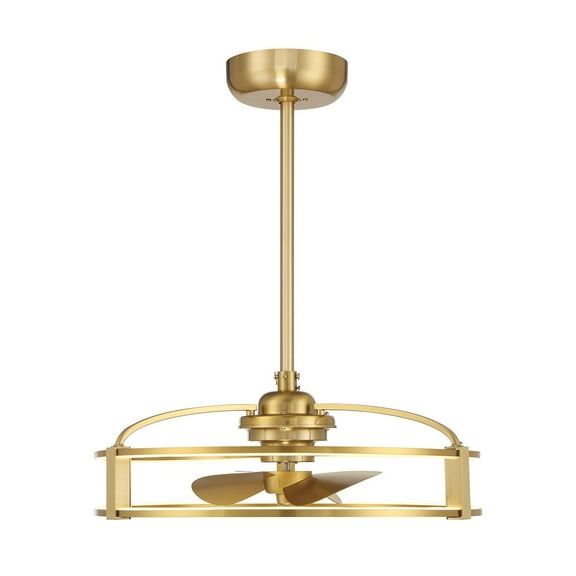 Warm Brass LED Fandelier from the Vesta Collection