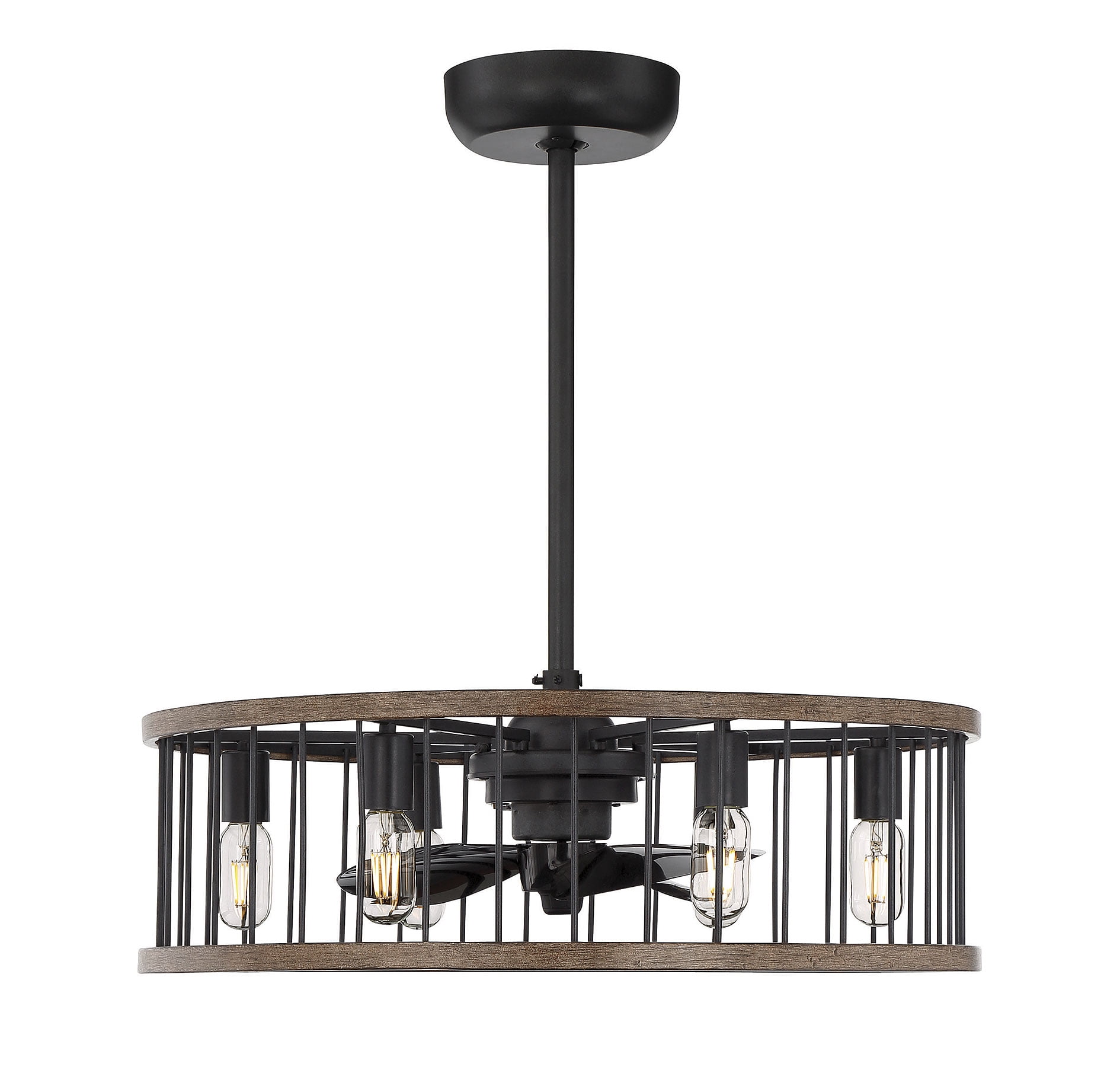 Kona Sapele 6-Light Chandelier Fan with Remote