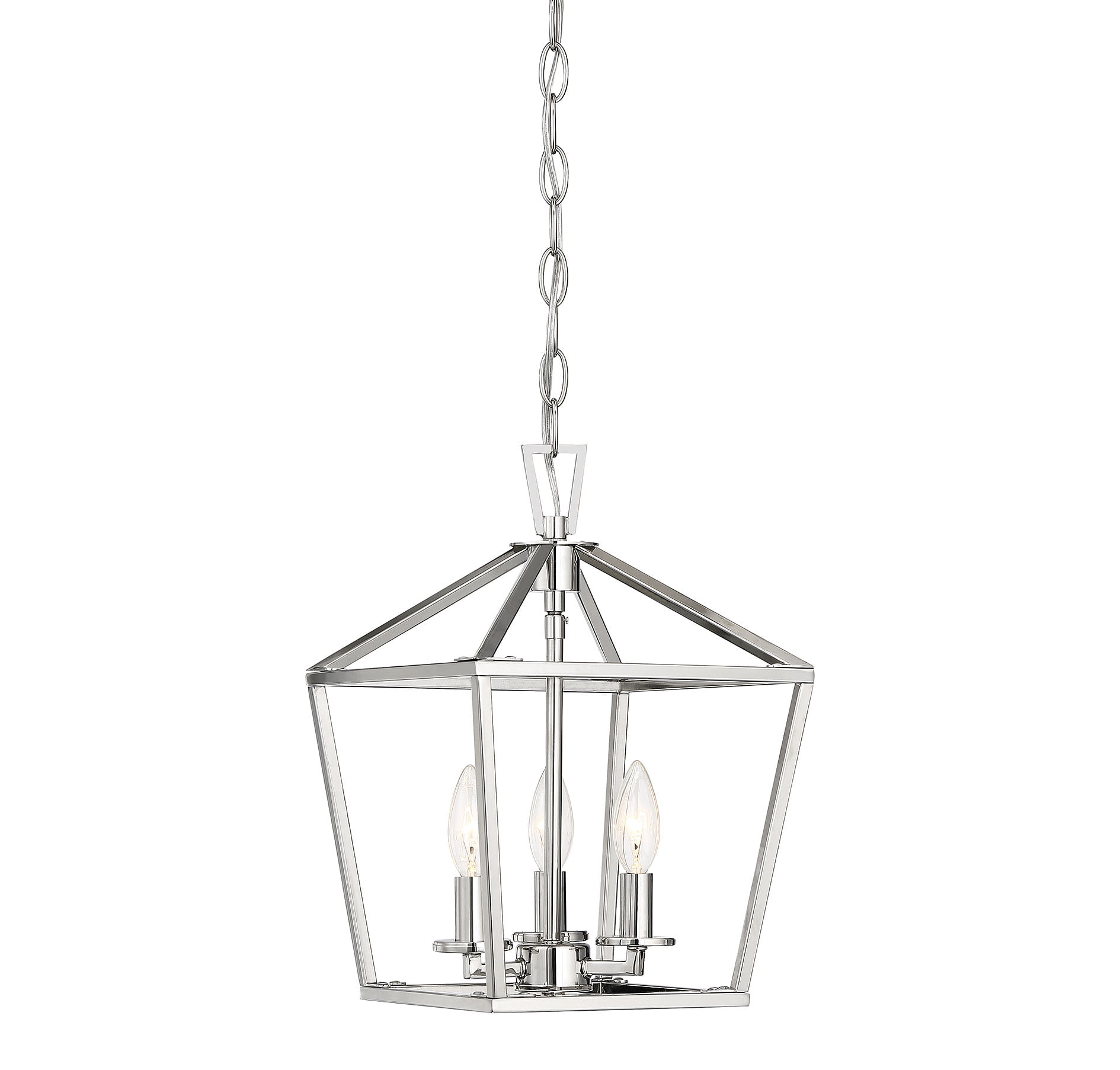Townsend Polished Nickel 3-Light LED Compatible Pendant