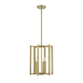 thumbnail image 1 of Warm Brass Three Light Pendant from the Benson Collection, 1 of 5