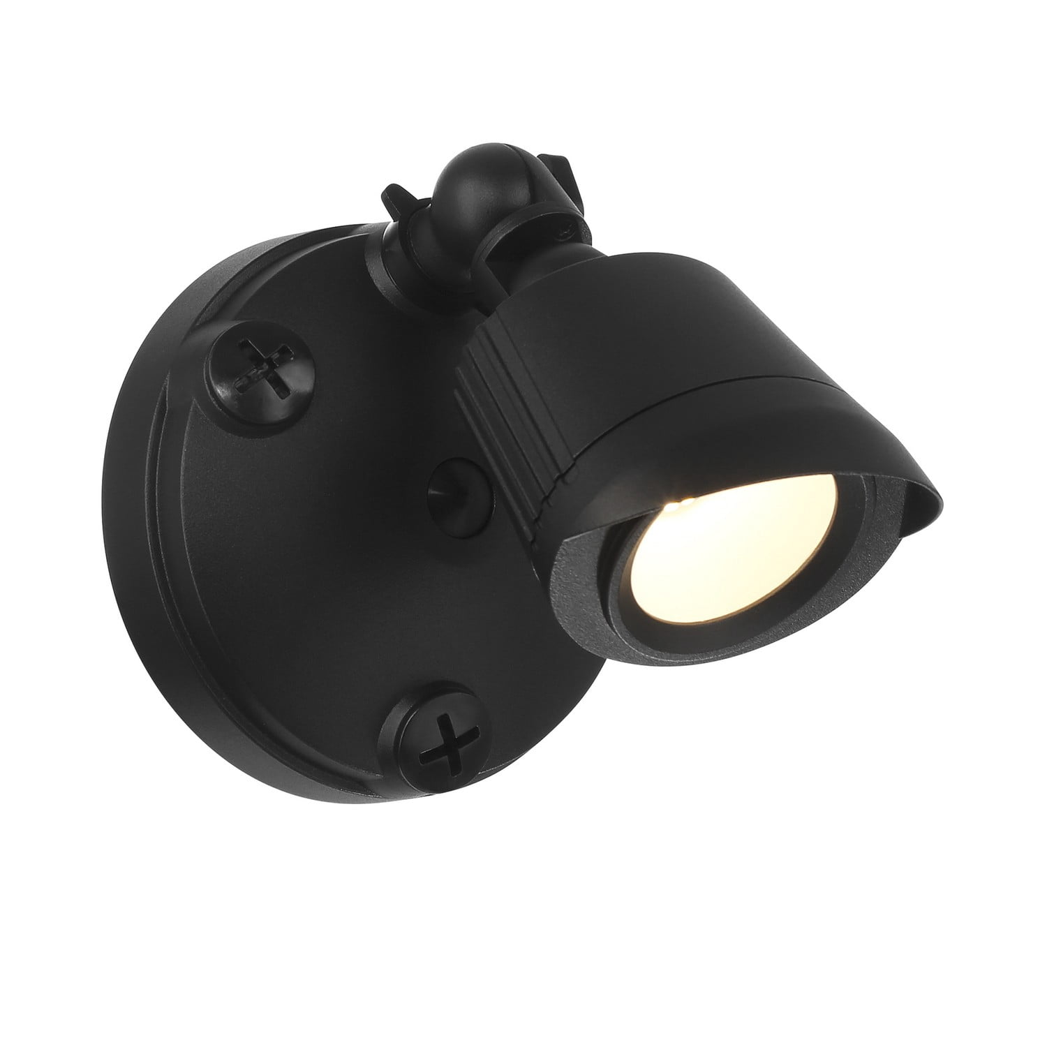 LED Single Flood Light in Black
