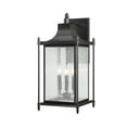 thumbnail image 1 of Dunnmore 3-Light Outdoor Wall Lantern in Black, 1 of 5