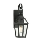 Savoy House 5-720-153 Jackson Black With Gold Highlighted 1 Light Outdoor Sconce (7" W x 18"H)