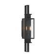 thumbnail image 1 of Ascott 2-Light Outdoor Wall Lantern in Matte Black, 1 of 5