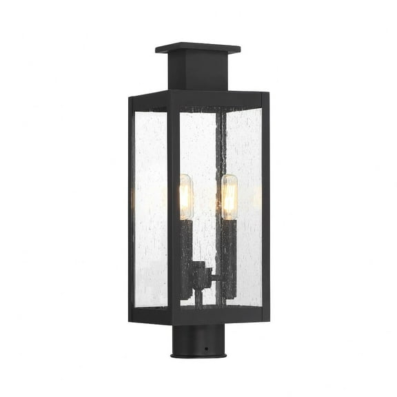 Savoy House - 5-828-BK - Ascott 3-Light Outdoor Post Lantern in Matte Black