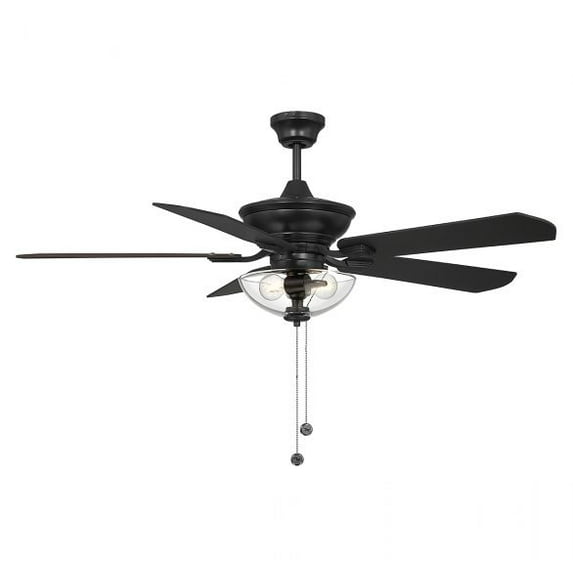 Savoy House - M2026MBKRV - 52" 2-Light Outdoor Ceiling Fan in Matte Black