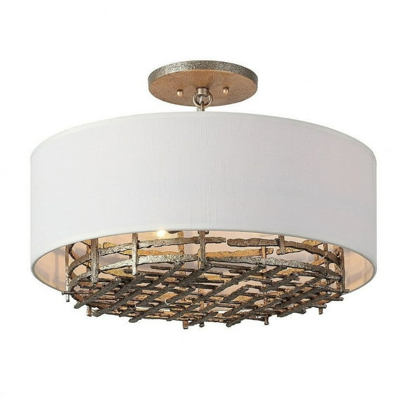 Savoy House - 6-1067-4-10 - Cameo 4-Light Convertible Semi-Flush or Pendant in Campagne Luxe