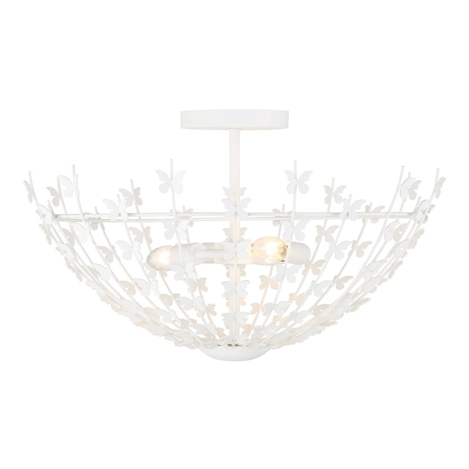 Birch 3-Light Ceiling Light in Bisque White