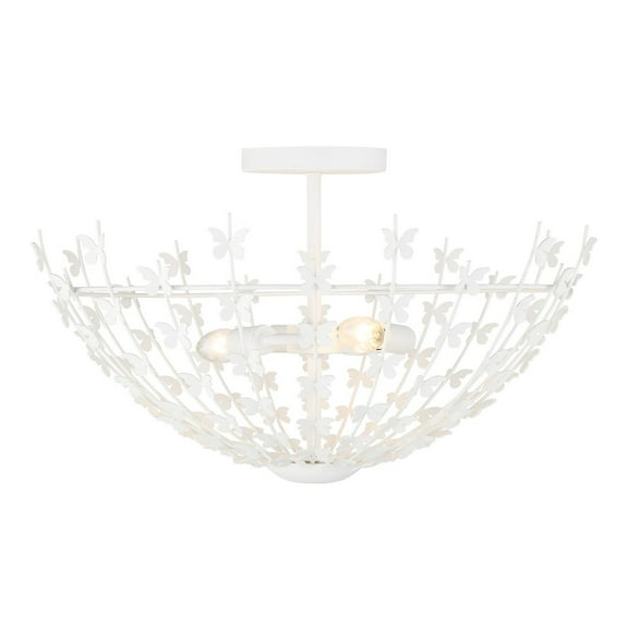 Birch 3-Light Ceiling Light in Bisque White