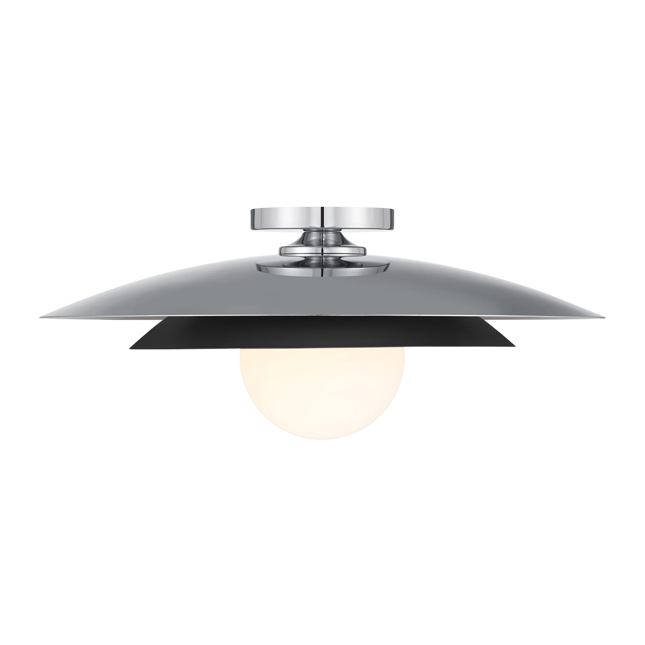 Sherrer 1-Light Ceiling Light in Chrome - Walmart.com