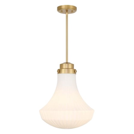 Savoy House 7-0108-1-322 Bartlet 1-Light Pendant in Warm Brass