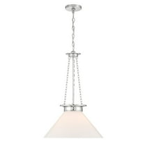 Myers 1-Light Pendant in Polished Nickel