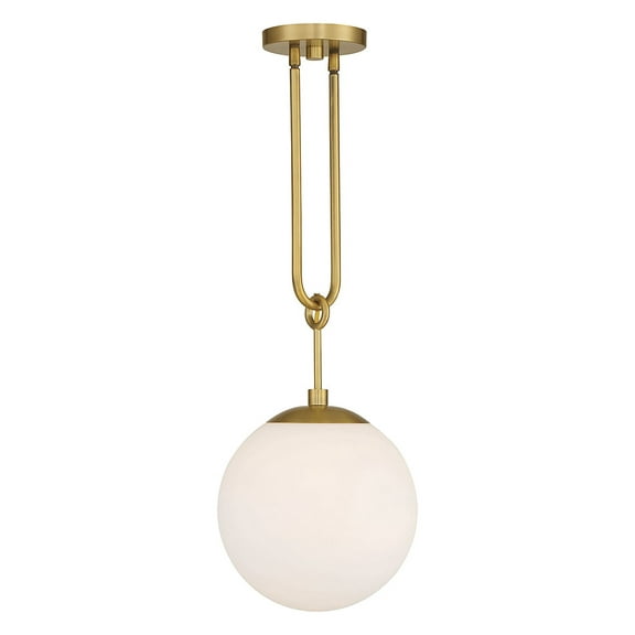 Becker Pendant Light - Mid-Century Elegance in Warm Brass