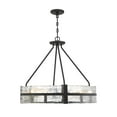 thumbnail image 1 of Hudson by Brian Thomas 8-Light Pendant in Matte Black, 1 of 6