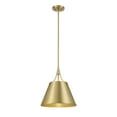 thumbnail image 1 of Warm Brass One Light Pendant from the Willis Collection, 1 of 6