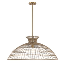 Lanai 1-Light Pendant in Warm Brass
