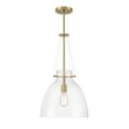 thumbnail image 1 of Foster 1-Light Pendant in Warm Brass, 1 of 5