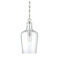 thumbnail image 1 of Savoy House 7-702-1-109 Franklin 1-Light Pendant in Polished Nickel, 1 of 3