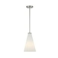 thumbnail image 1 of Satin Nickel One Light Pendant from the Bristol Collection, 1 of 5