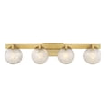 thumbnail image 1 of Darien 4-Light Bathroom Vanity Light in Warm Brass, 1 of 6