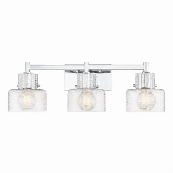 Savoy House 8-1030-3-11 Dover 3-Light Bathroom Vanity Light in Chrome