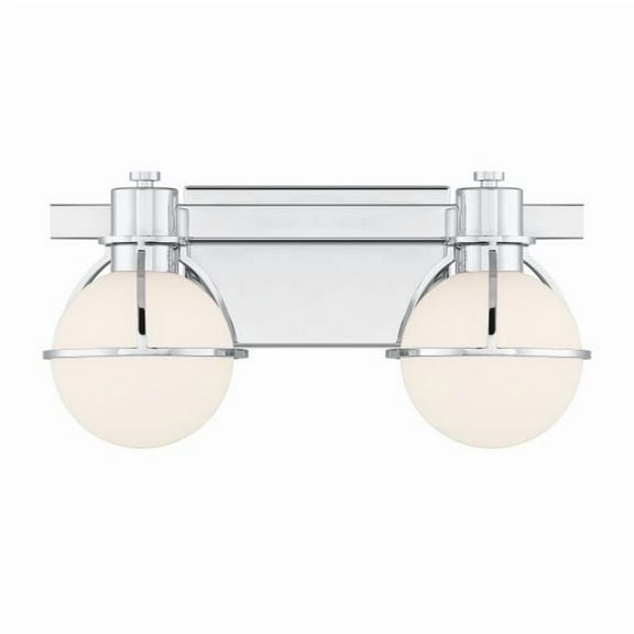 Savoy House 8-1060-2-11 Pierce 2-Light Bathroom Vanity Light in Chrome