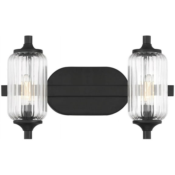 Savoy House 8-3024-2 Holton 2 Light 16" Wide Vanity Light - Black