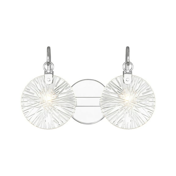 Addison 2-Light Bathroom Vanity Light in Polished Chrome