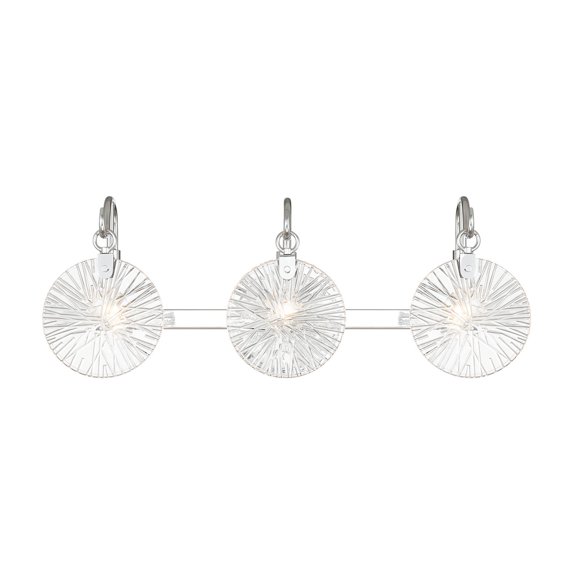 Addison 3-Light Bathroom Vanity Light in Polished Chrome