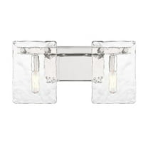 8-8204-2-109-Savoy House-Genry - 2 Light Bath Vanity In Coastal Style-7.75 Inches Tall and 15.25 Inches Wide-Polished Nickel Finish