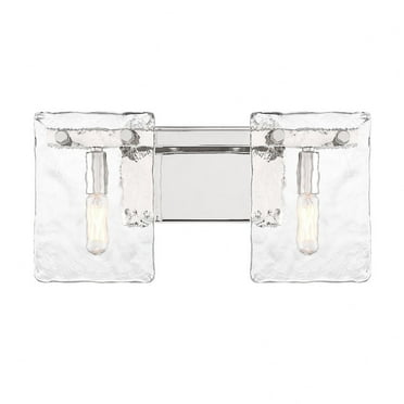 8-8204-2-109-Savoy House-Genry - 2 Light Bath Vanity In Coastal Style-7.75 Inches Tall and 15.25 Inches Wide-Polished Nickel Finish