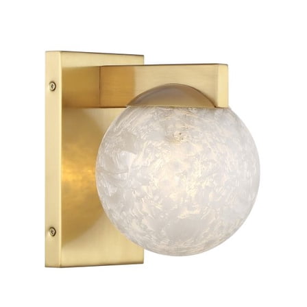 Savoy House 9-1017-1-322 Darien 1-Light Wall Sconce in Warm Brass