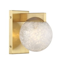 Savoy House 9-1017-1-322 Darien 1-Light Wall Sconce in Warm Brass