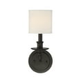 thumbnail image 1 of Savoy House 9-1150-1-13 Aubree 1-Light English Bronze Sconce (6" W x 15"H), 1 of 7