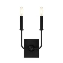 Savoy House 9-4044-2 Avondale 2 Light 12" Tall Bathroom Sconce - Black