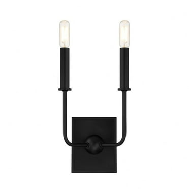 Savoy House 9-4044-2 Avondale 2 Light 12" Tall Bathroom Sconce - Black