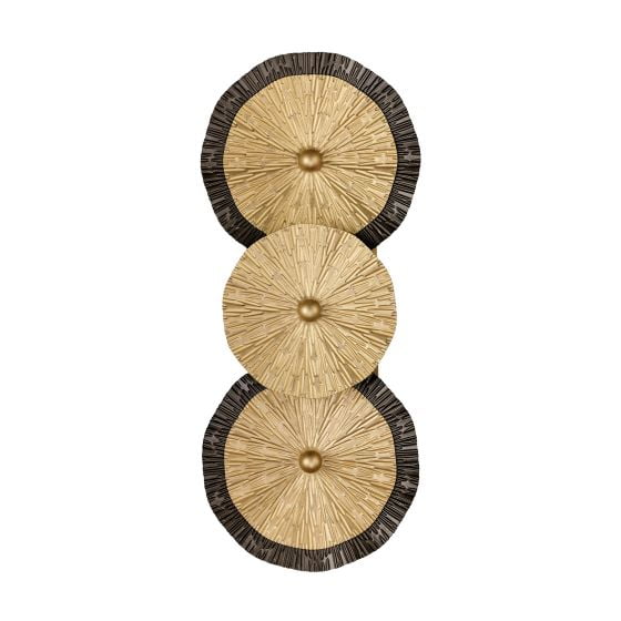 Savoy House 9-6383-2-61 Lincoln 2-Light Wall Sconce in Distressed Gold and Bronze by Breegan Jane