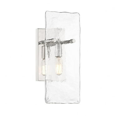 9-8204-1-109-Savoy House-Genry - 1 Light Wall Sconce In Coastal Style-13 Inches Tall and 5.5 Inches Wide-Polished Nickel Finish