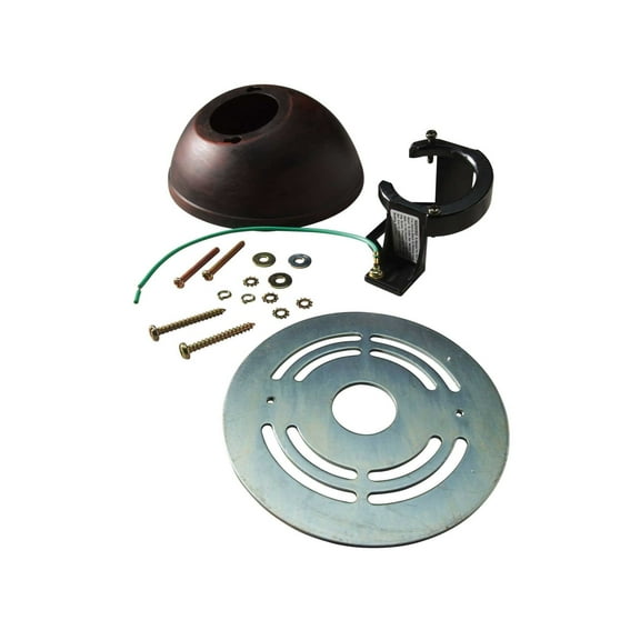 Ceiling Fan Slope Kit in Flat Black
