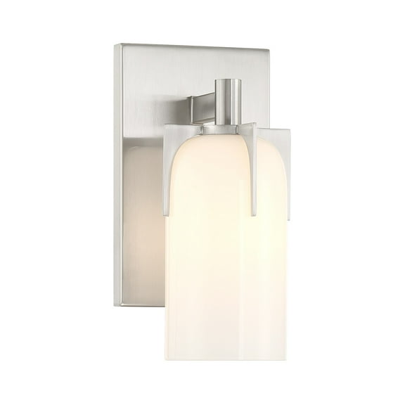 Caldwell 1-Light Wall Sconce in Satin Nickel