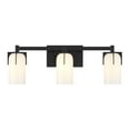 thumbnail image 1 of Caldwell 3-Light Bathroom Vanity Light in Matte Black, 1 of 6