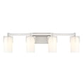 thumbnail image 1 of Caldwell 4-Light Bathroom Vanity Light in Satin Nickel, 1 of 5