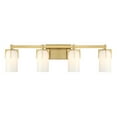 thumbnail image 1 of Caldwell 4-Light Bathroom Vanity Light in Warm Brass, 1 of 5