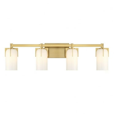 Savoy House - Caldwell - 4 Light Bath Vanity In Vintage Style-8.5 Inches Tall