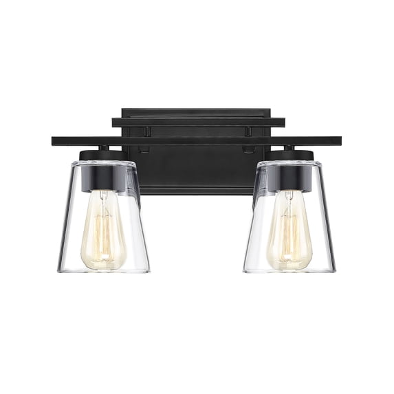Savoy House Calhoun 2-Light Black Vanity Light