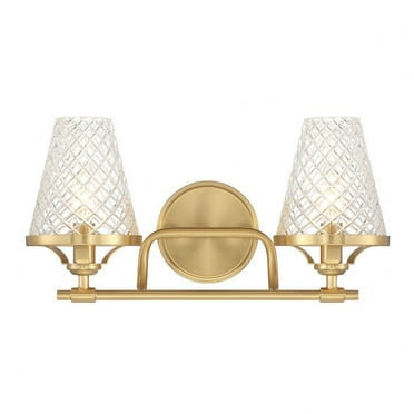 Savoy House - Candler - 2 Light Bath Vanity In Vintage Style-8.75 Inches Tall