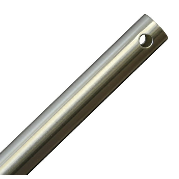 Satin Nickel Downrod from the Downrod Collection