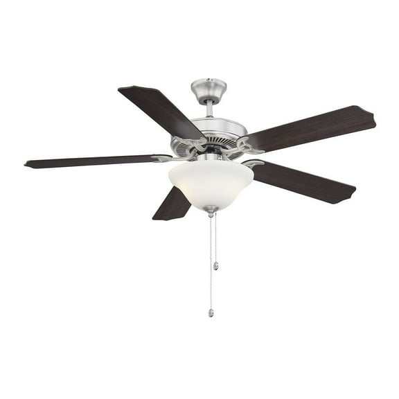 Savoy House First Value 52" 2-Light Ceiling Fan in Satin Nickel