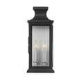 thumbnail image 1 of Brooke 2-Light Outdoor Wall Lantern in Matte Black, 1 of 9